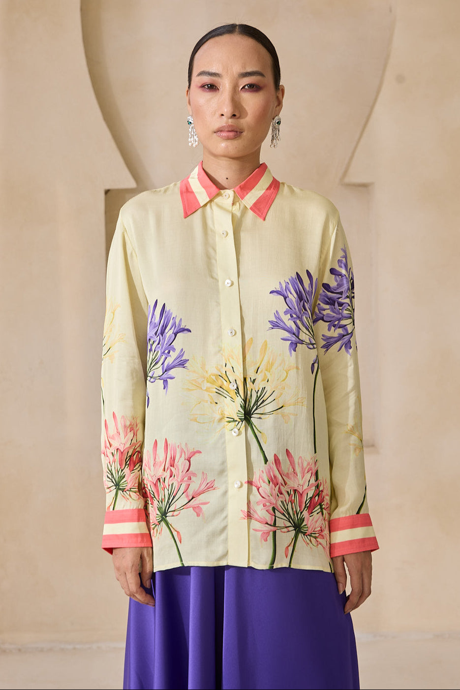 AGAPANTHUS FLORAL SHIRT