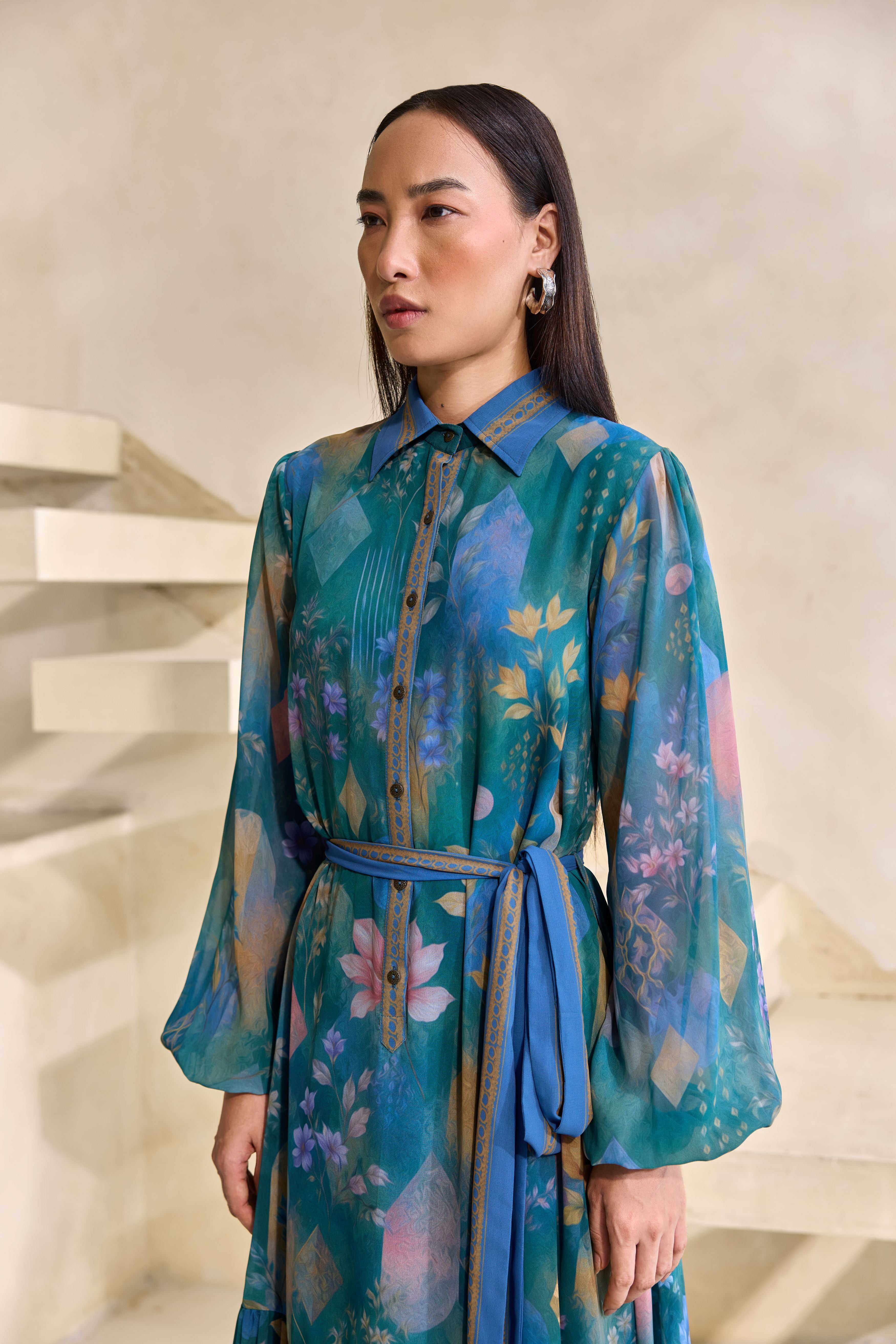 MIDNIGHT MEADOW DRESS