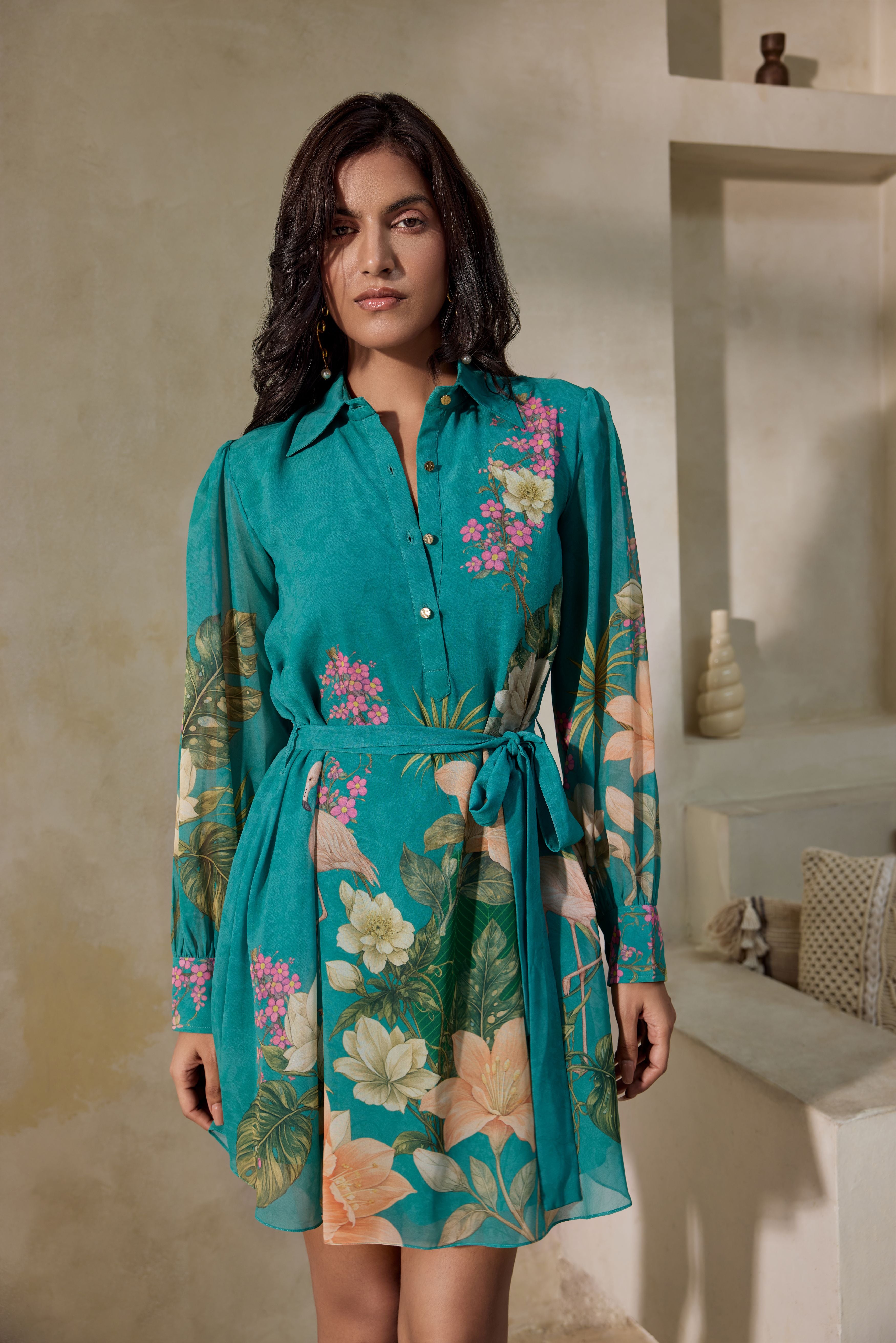 CASA FLAMINGO DRESS