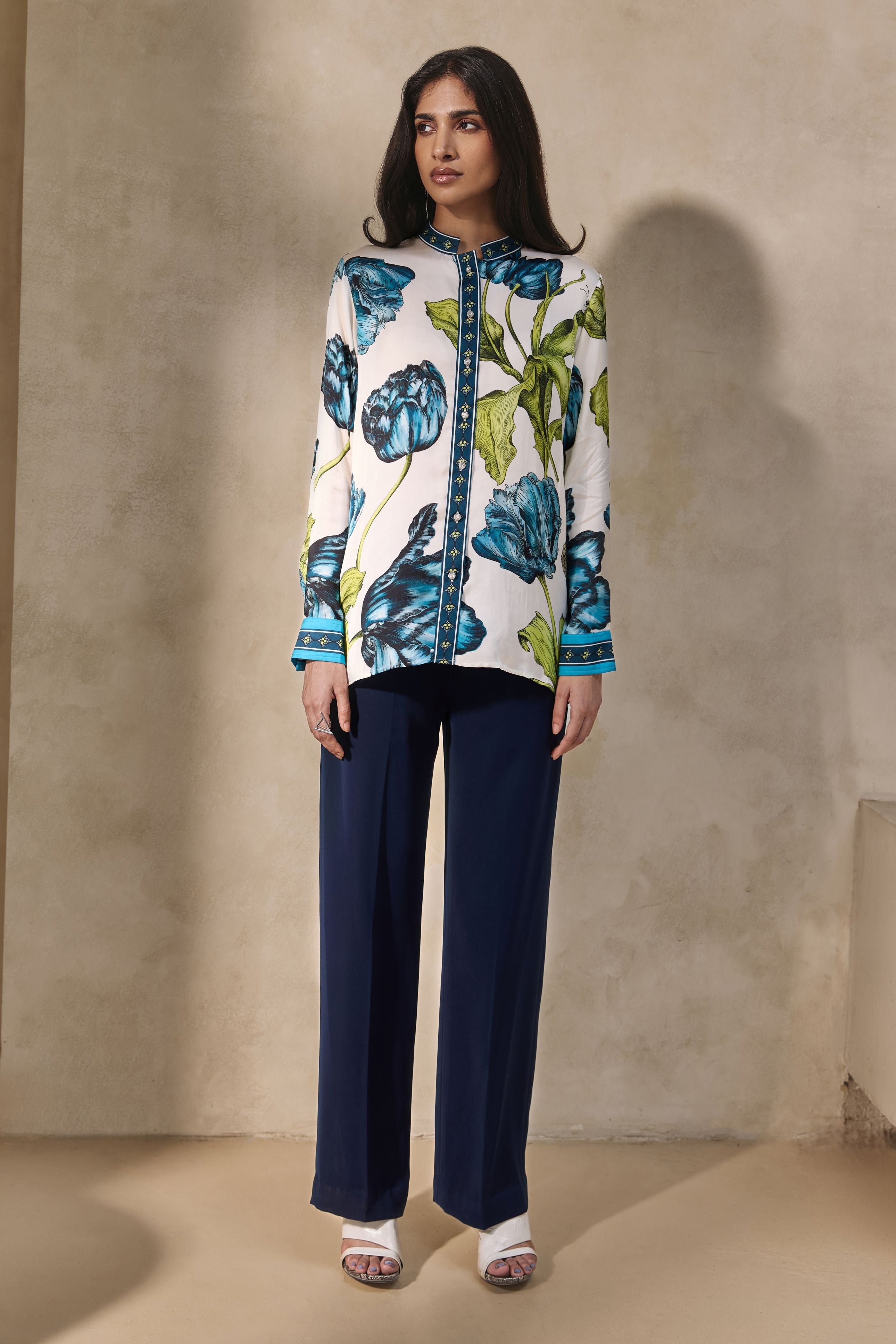 MIDNIGHT TULIP SHIRT