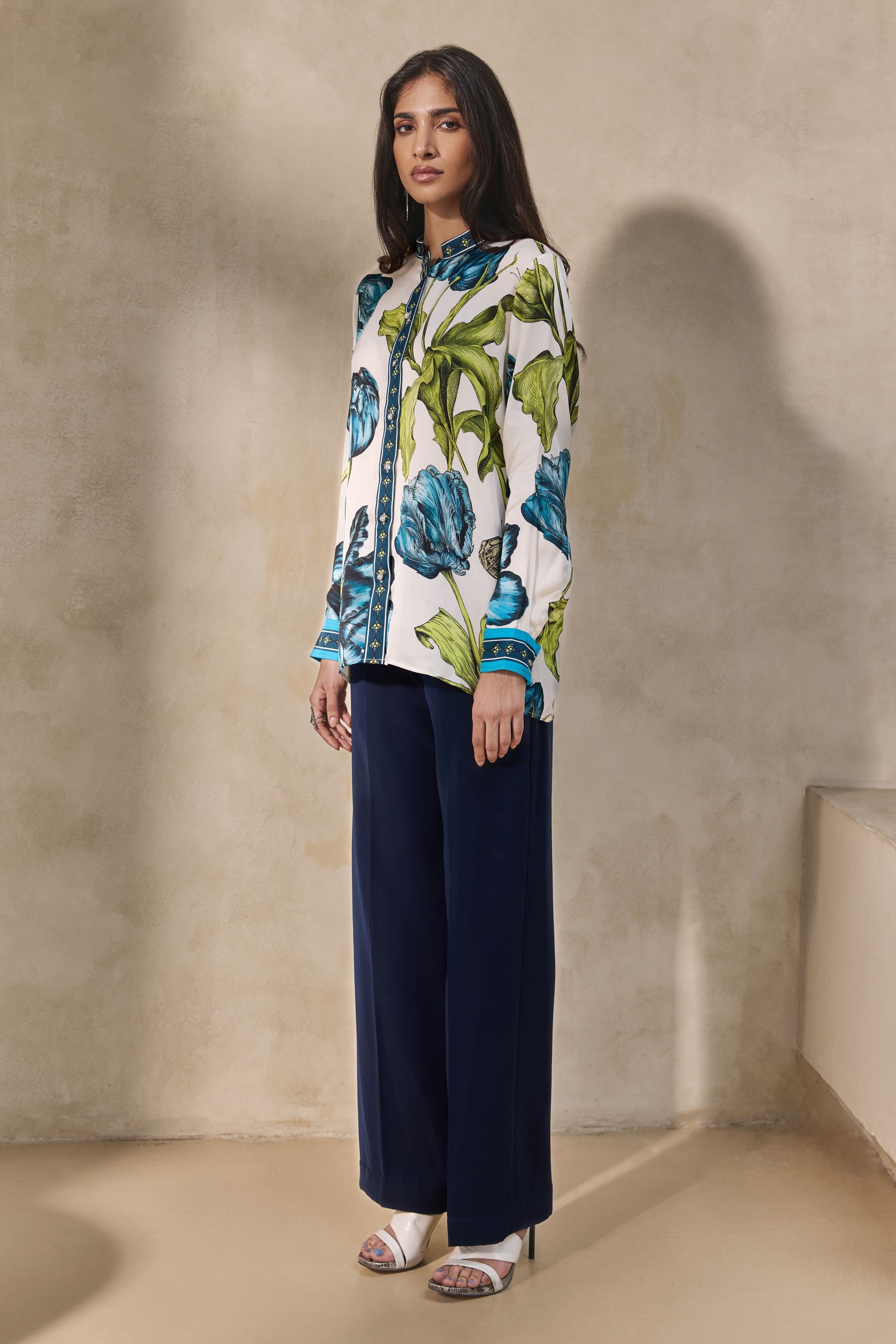 MIDNIGHT TULIP SHIRT