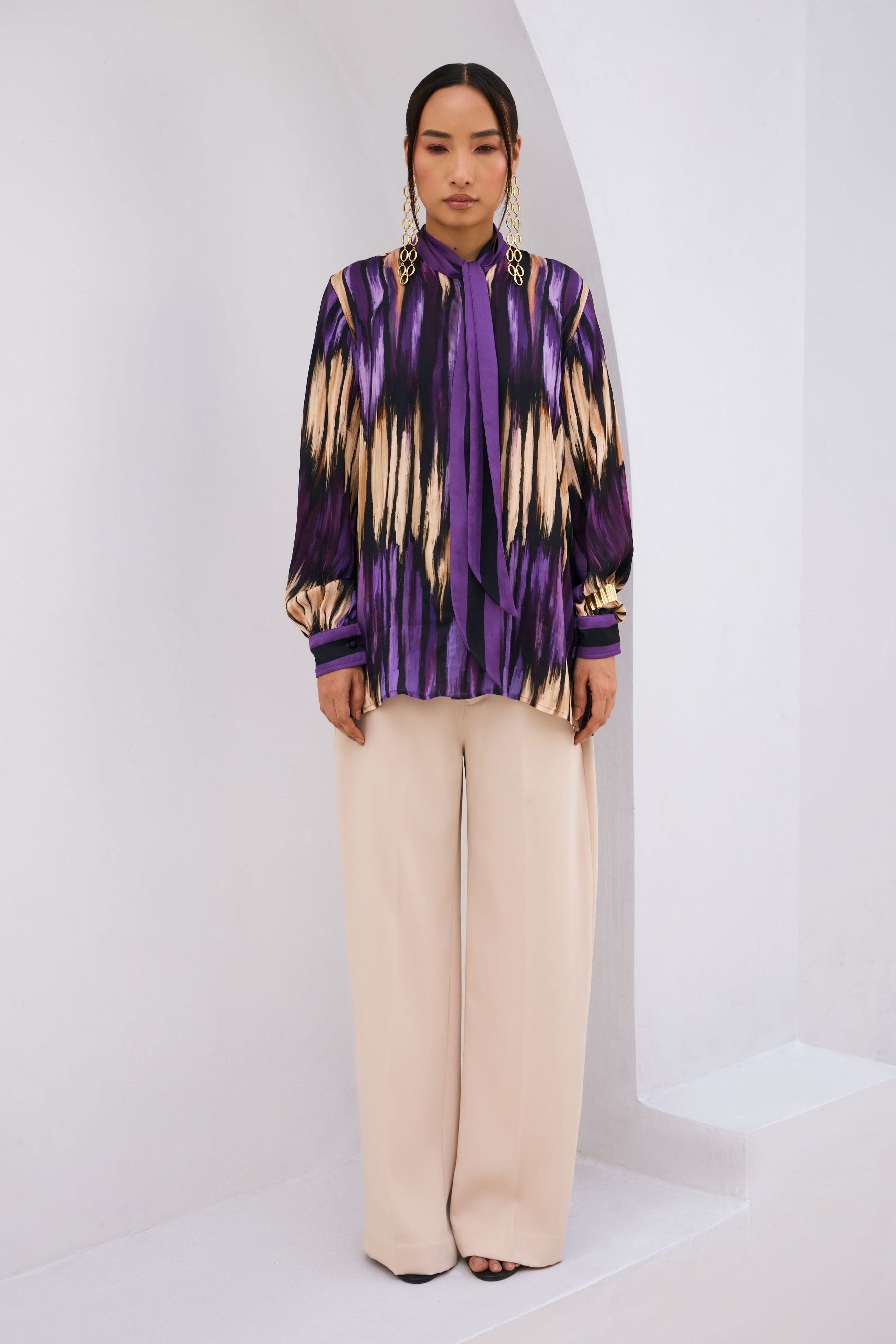 NOIR ABSTRACT SHIRT
