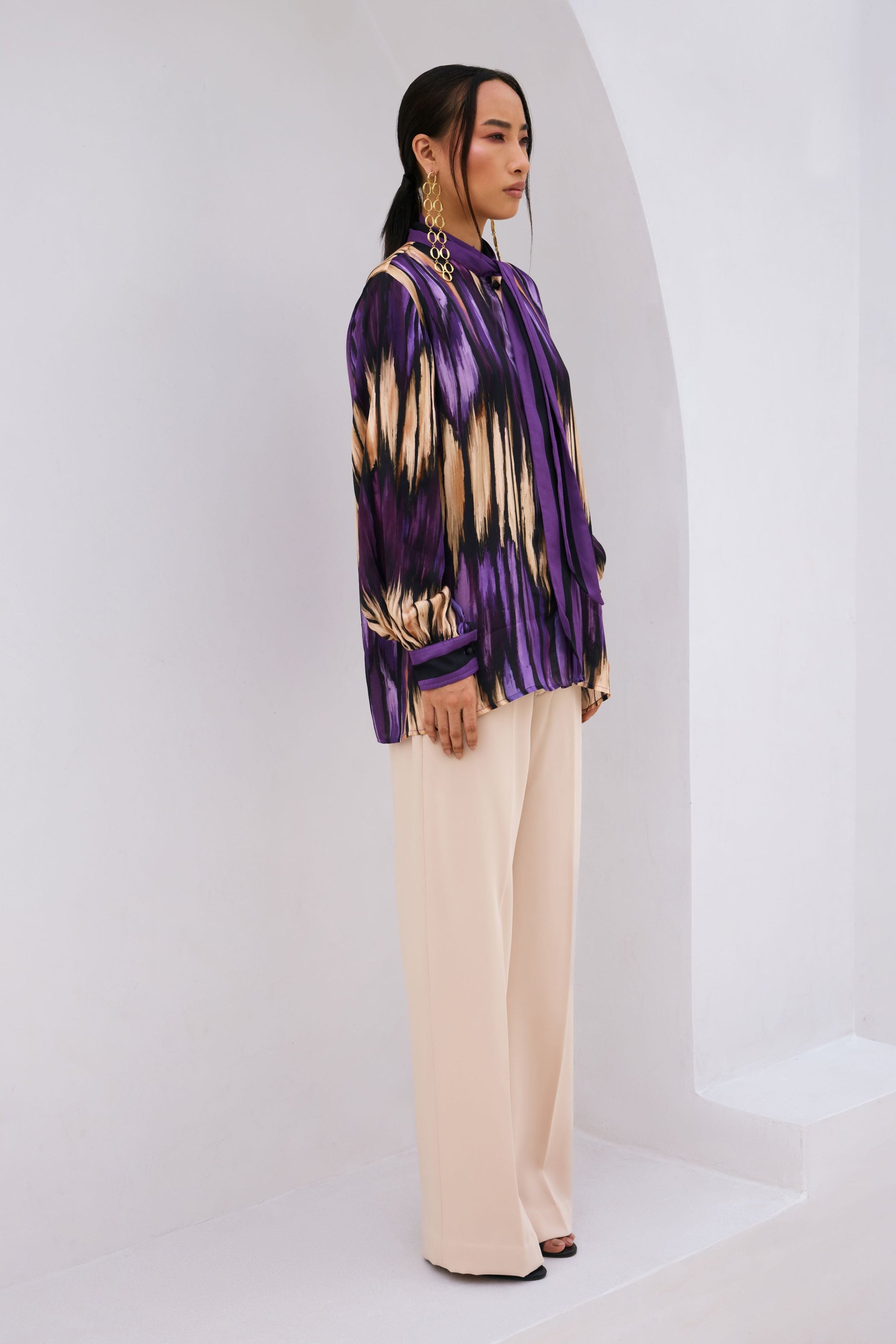 NOIR ABSTRACT SHIRT