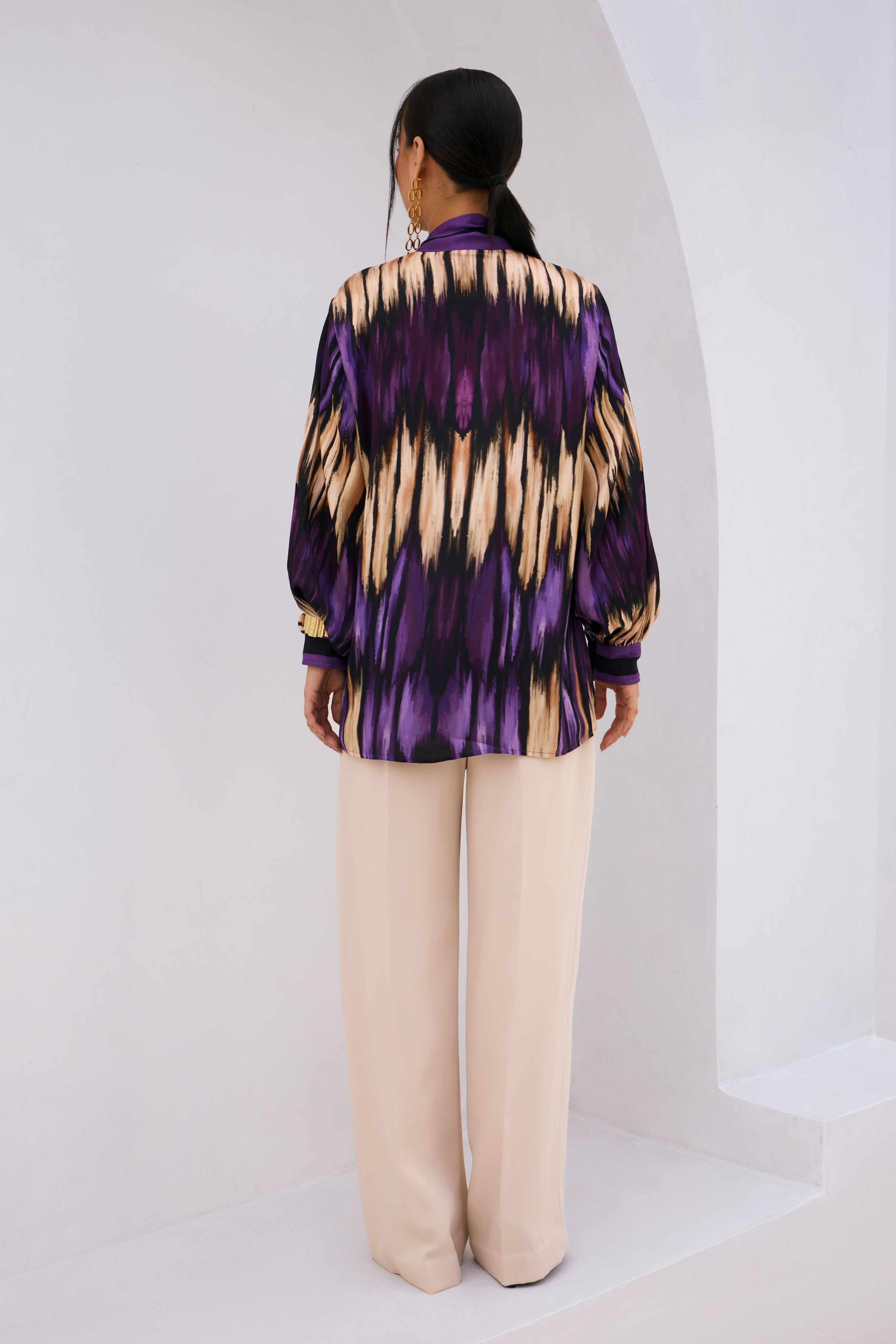 NOIR ABSTRACT SHIRT