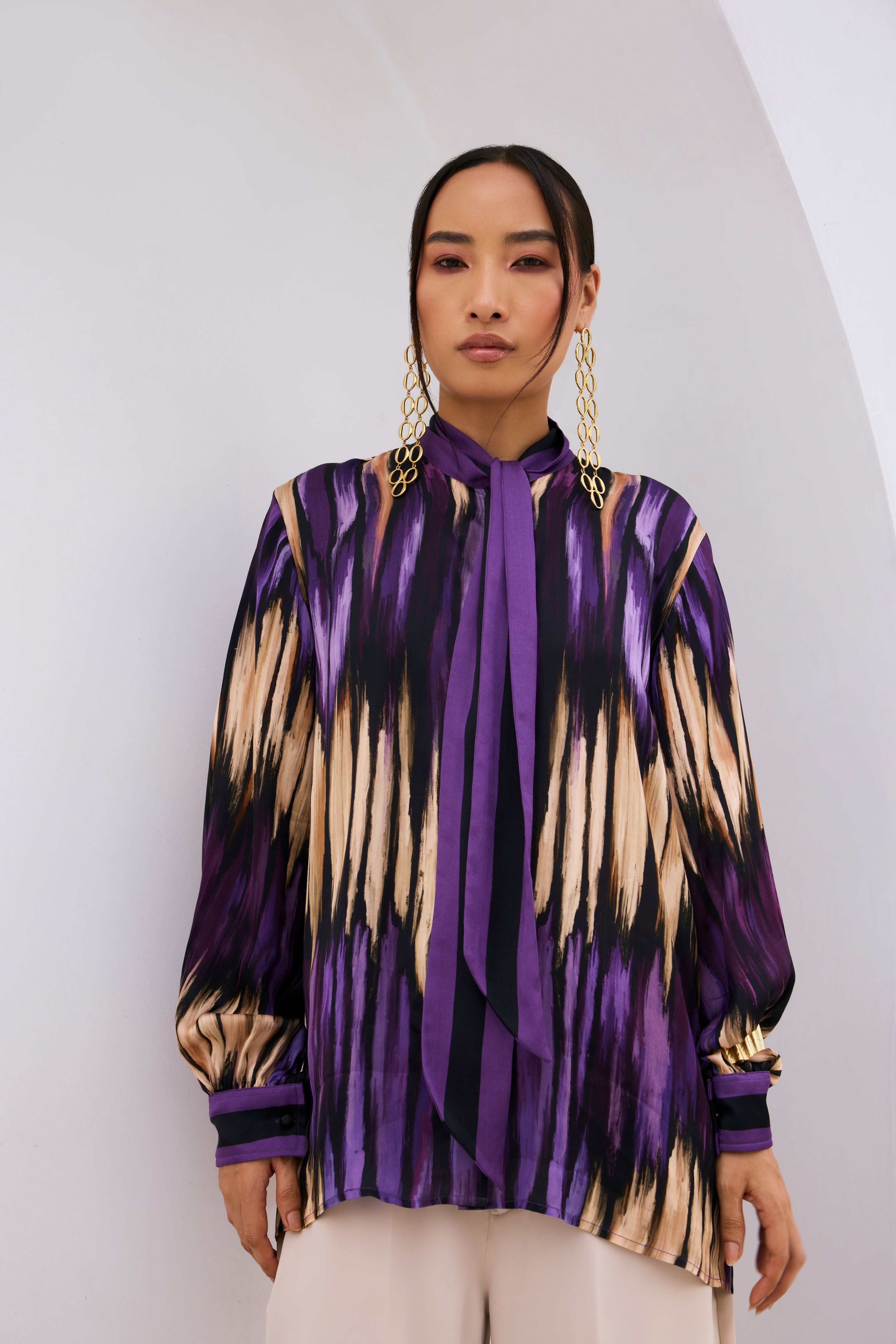 NOIR ABSTRACT SHIRT
