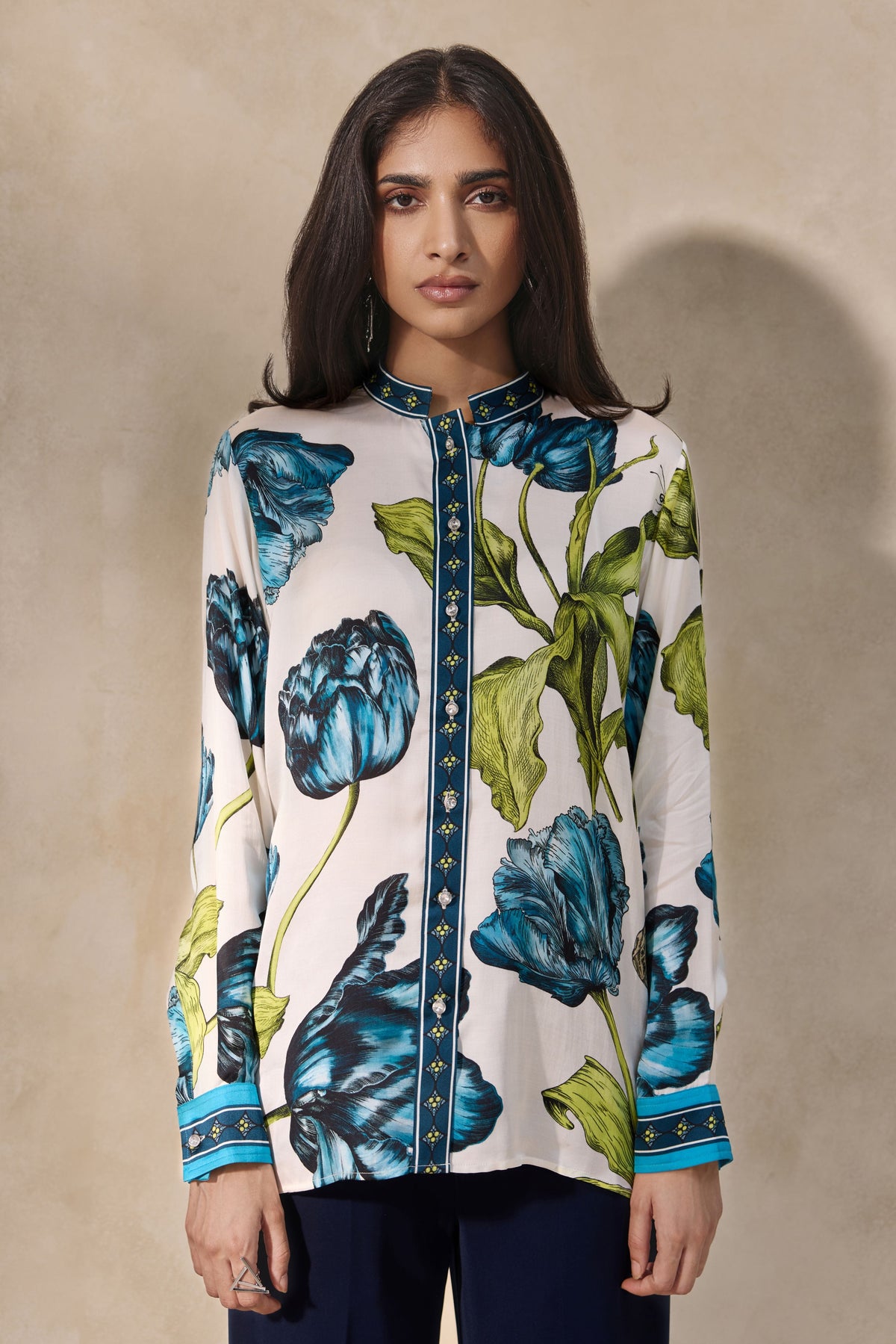 MIDNIGHT TULIP SHIRT