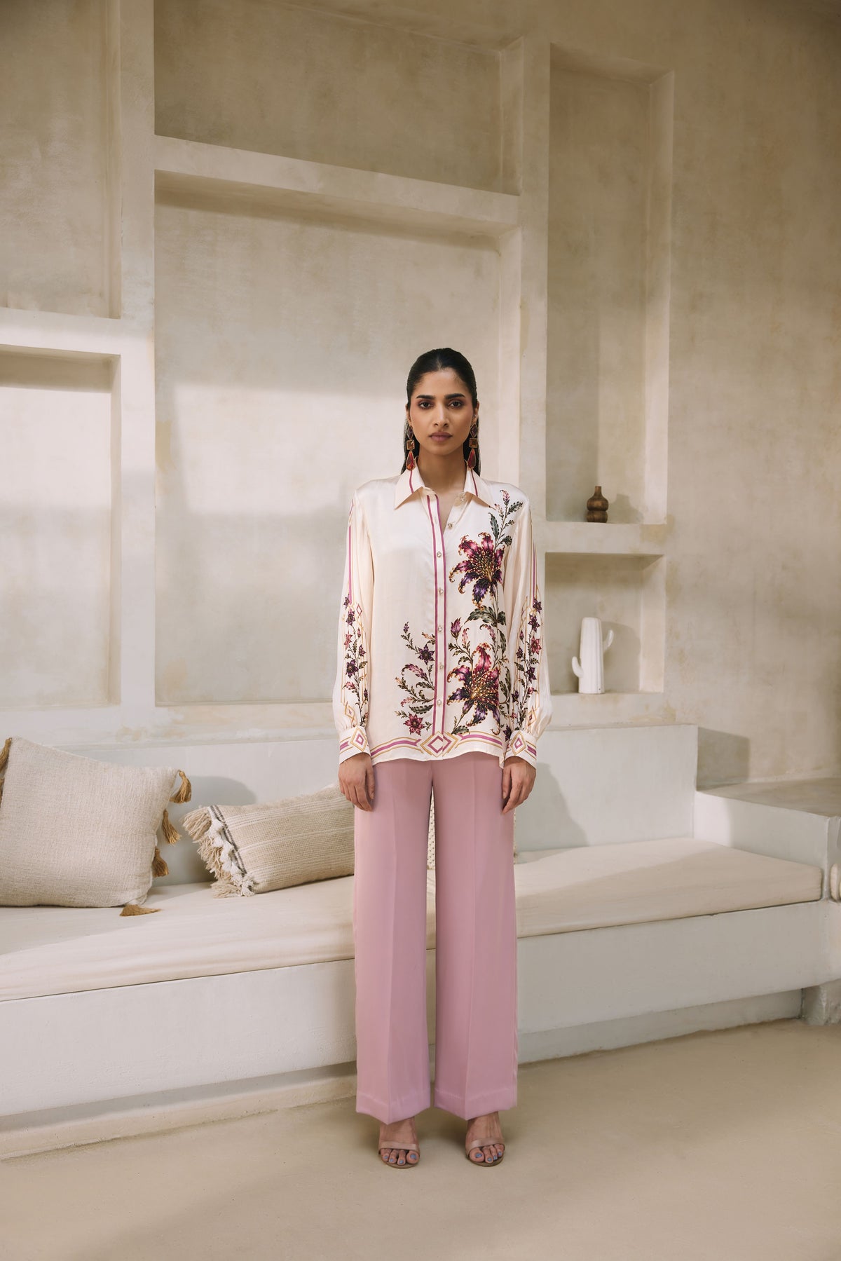 ECRU FLORAL DREAM SHIRT
