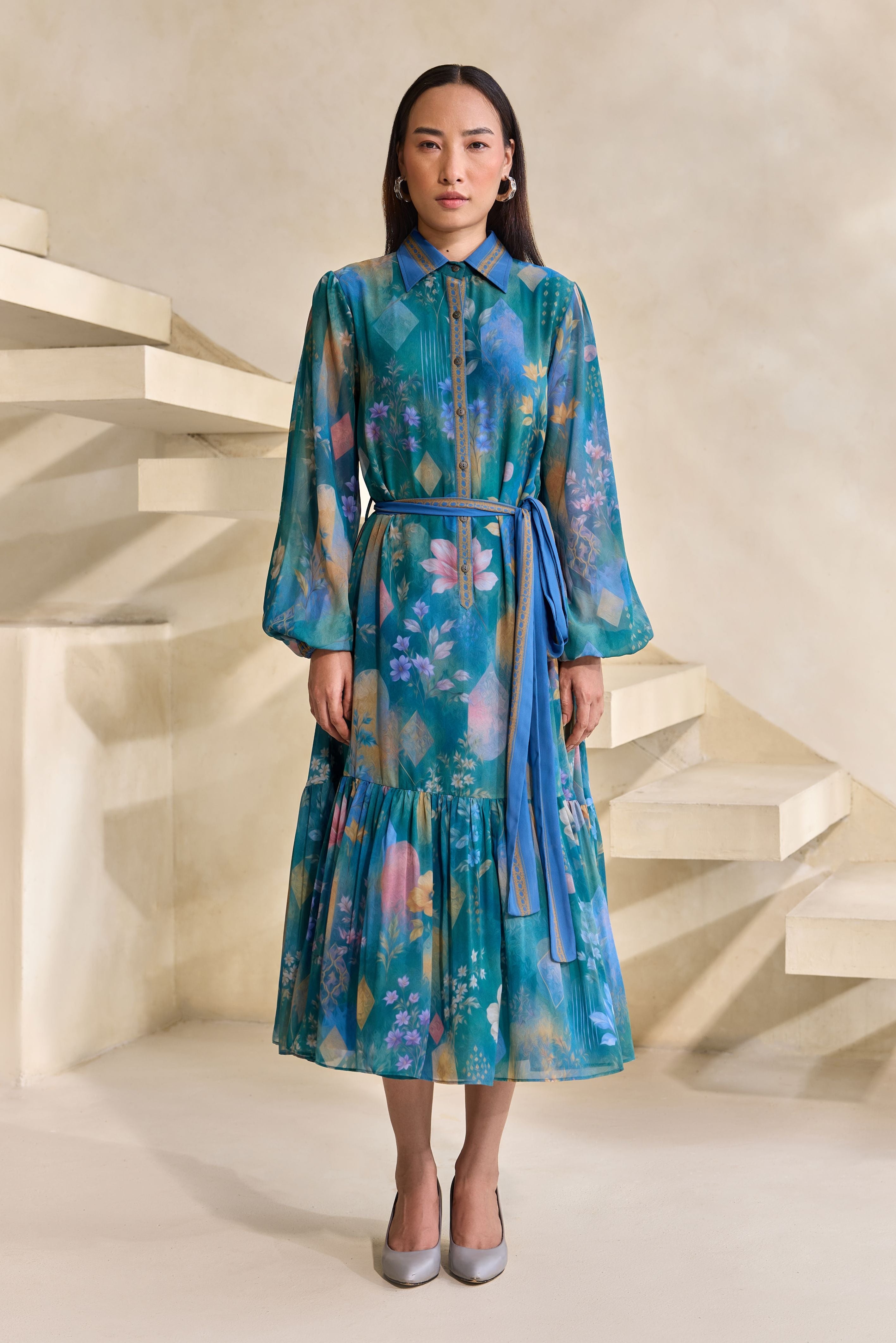 MIDNIGHT MEADOW DRESS