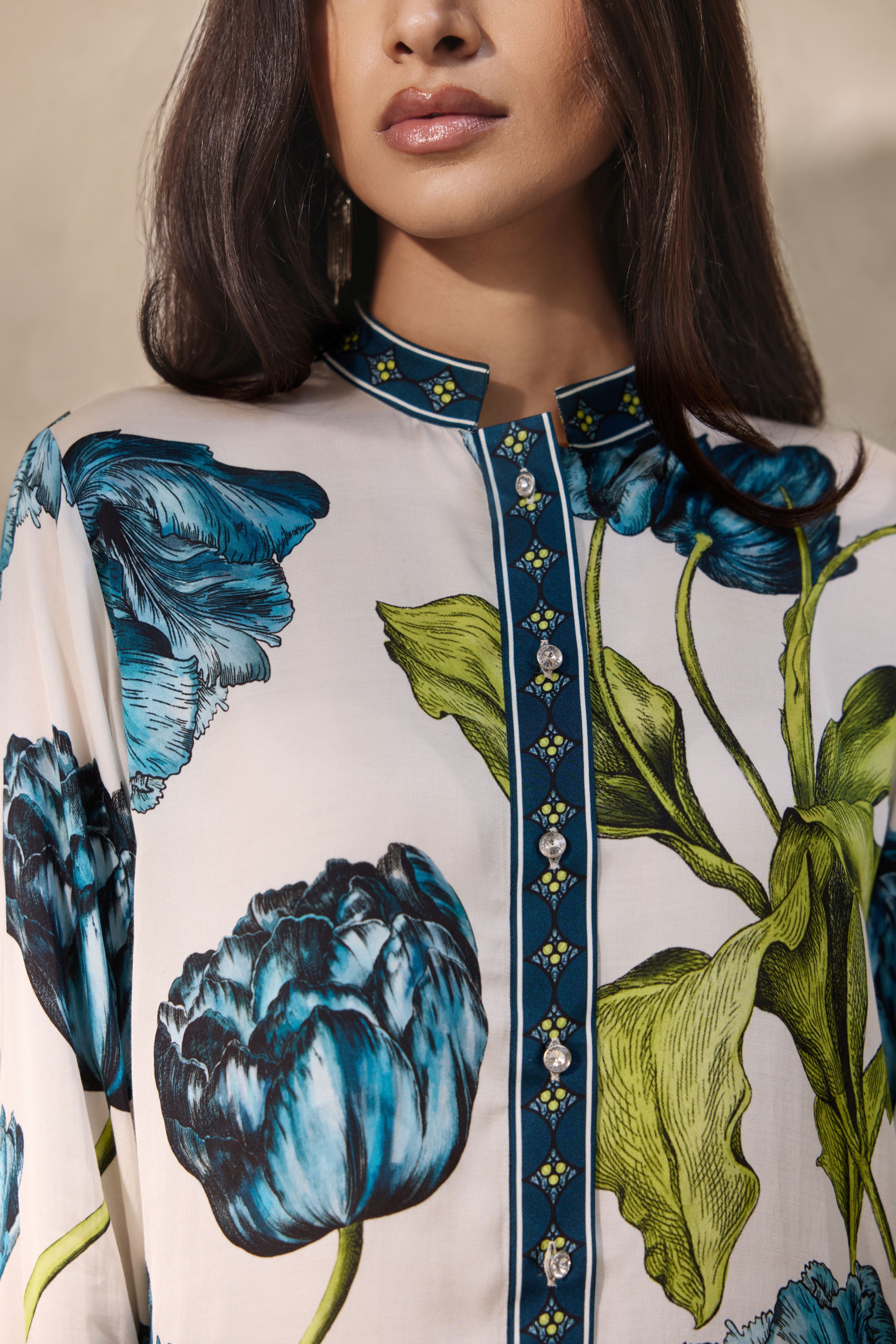 MIDNIGHT TULIP SHIRT