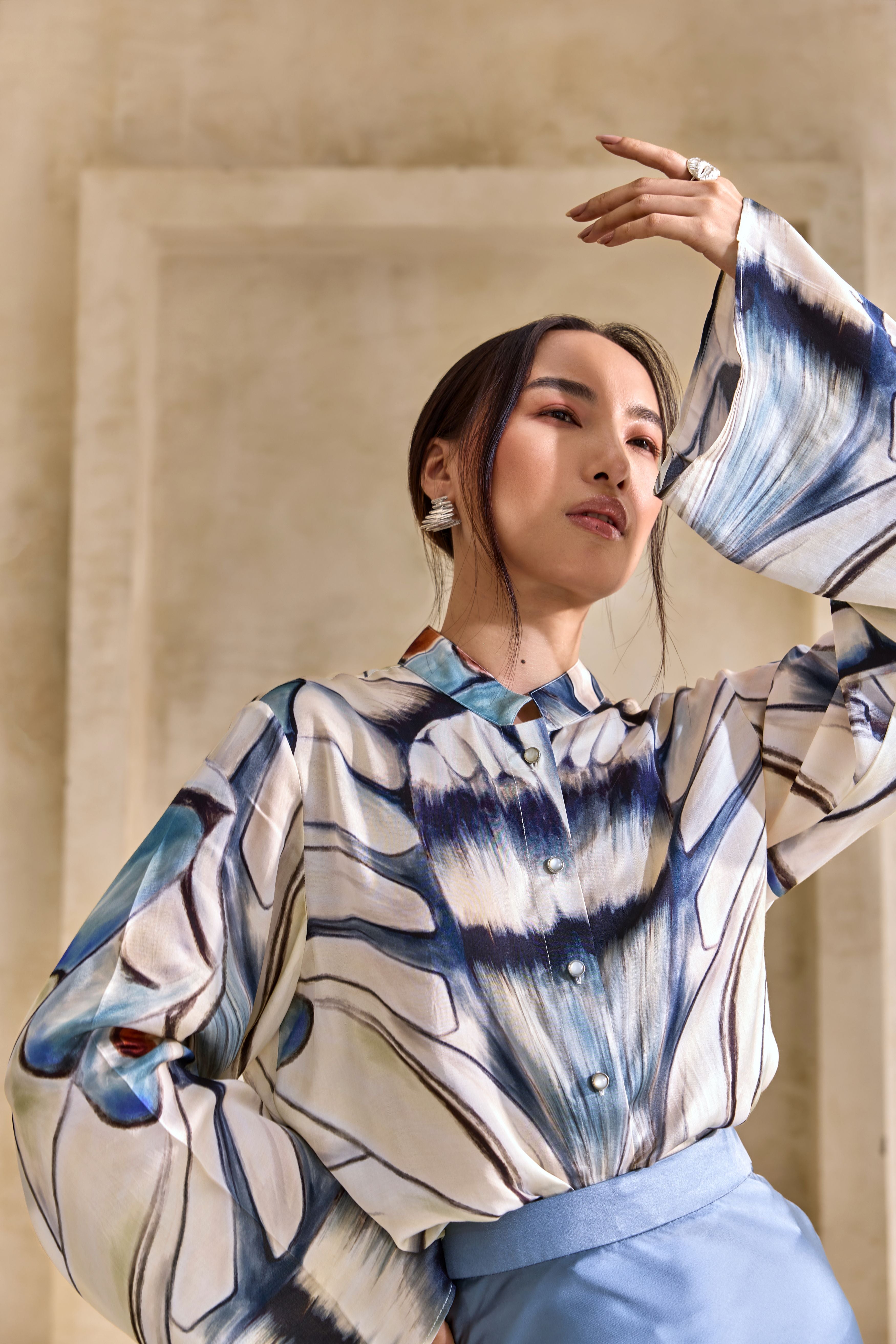 HAZEL ABSTRACT SHIRT