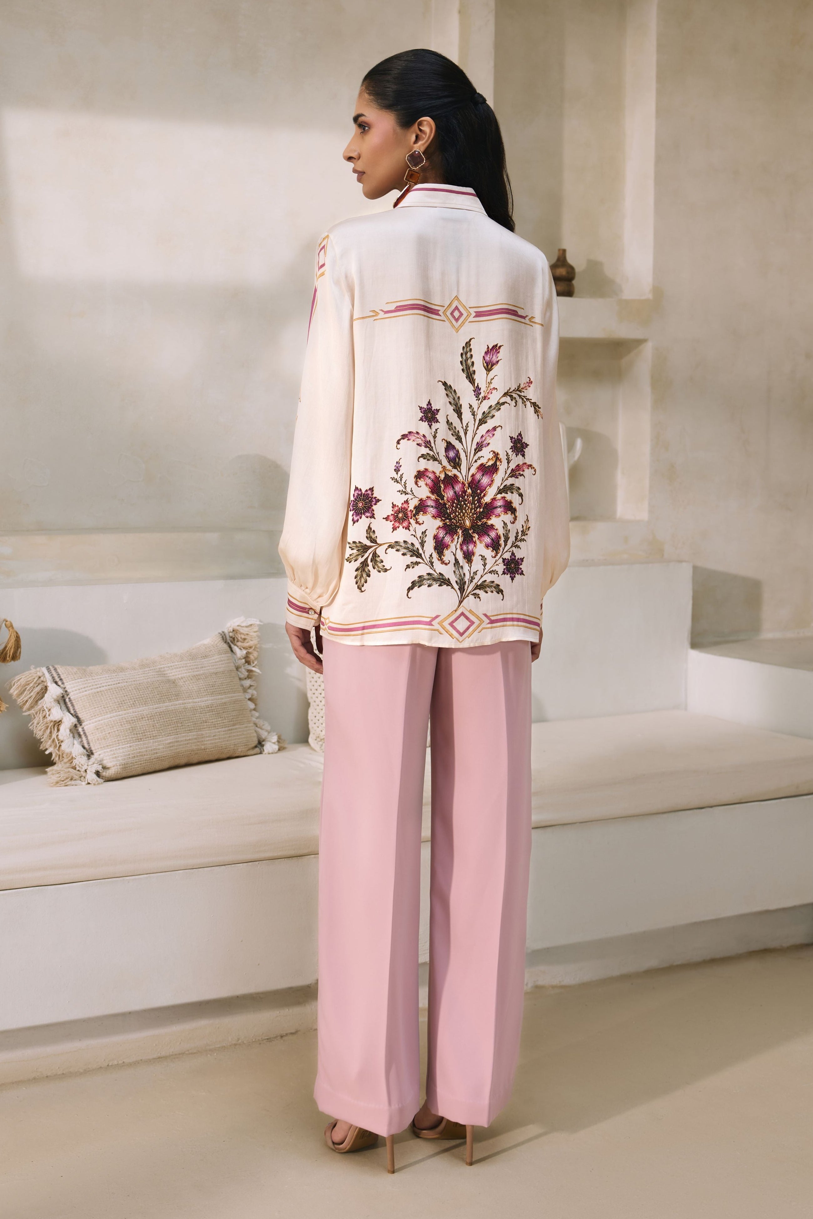 ECRU FLORAL DREAM SHIRT