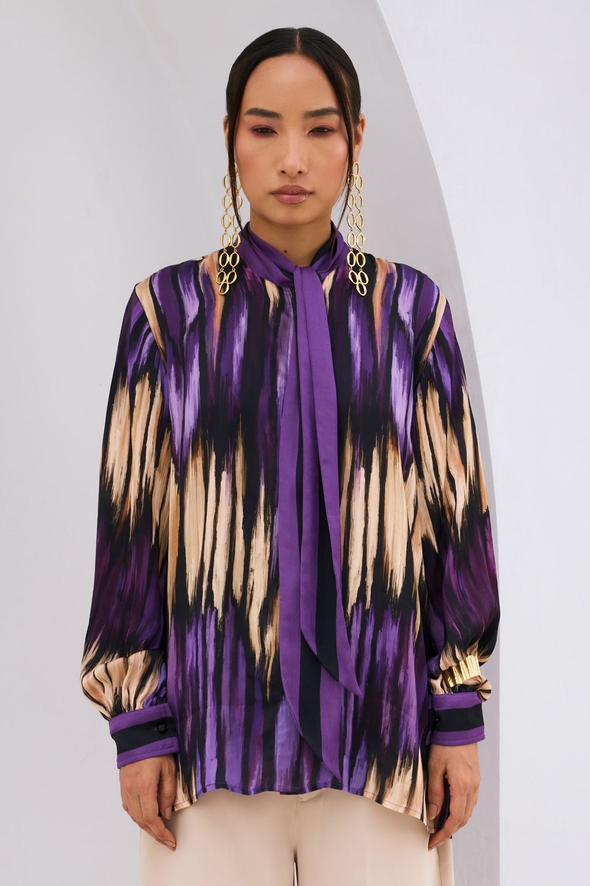 NOIR ABSTRACT SHIRT
